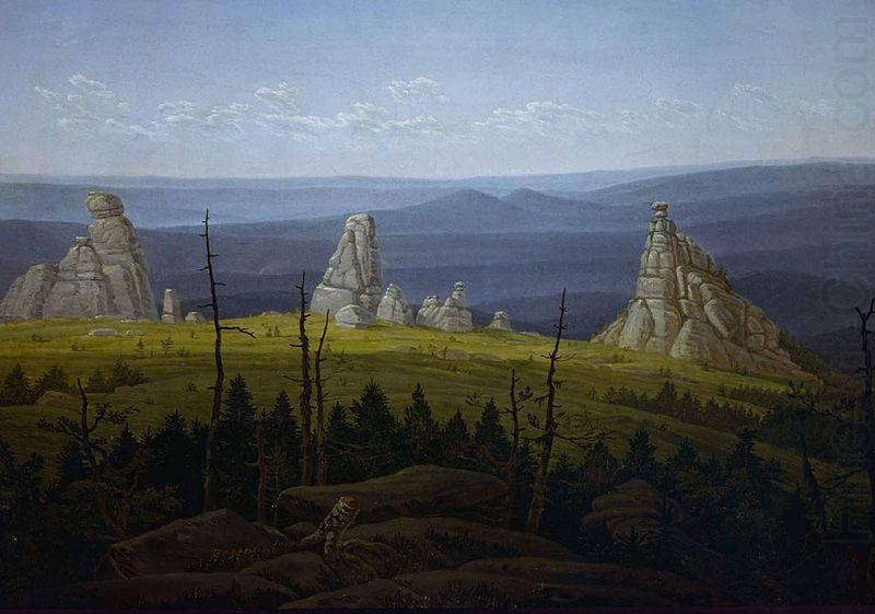 Carl Gustav Carus The Three Stones in the Giant Mountains china oil painting image
